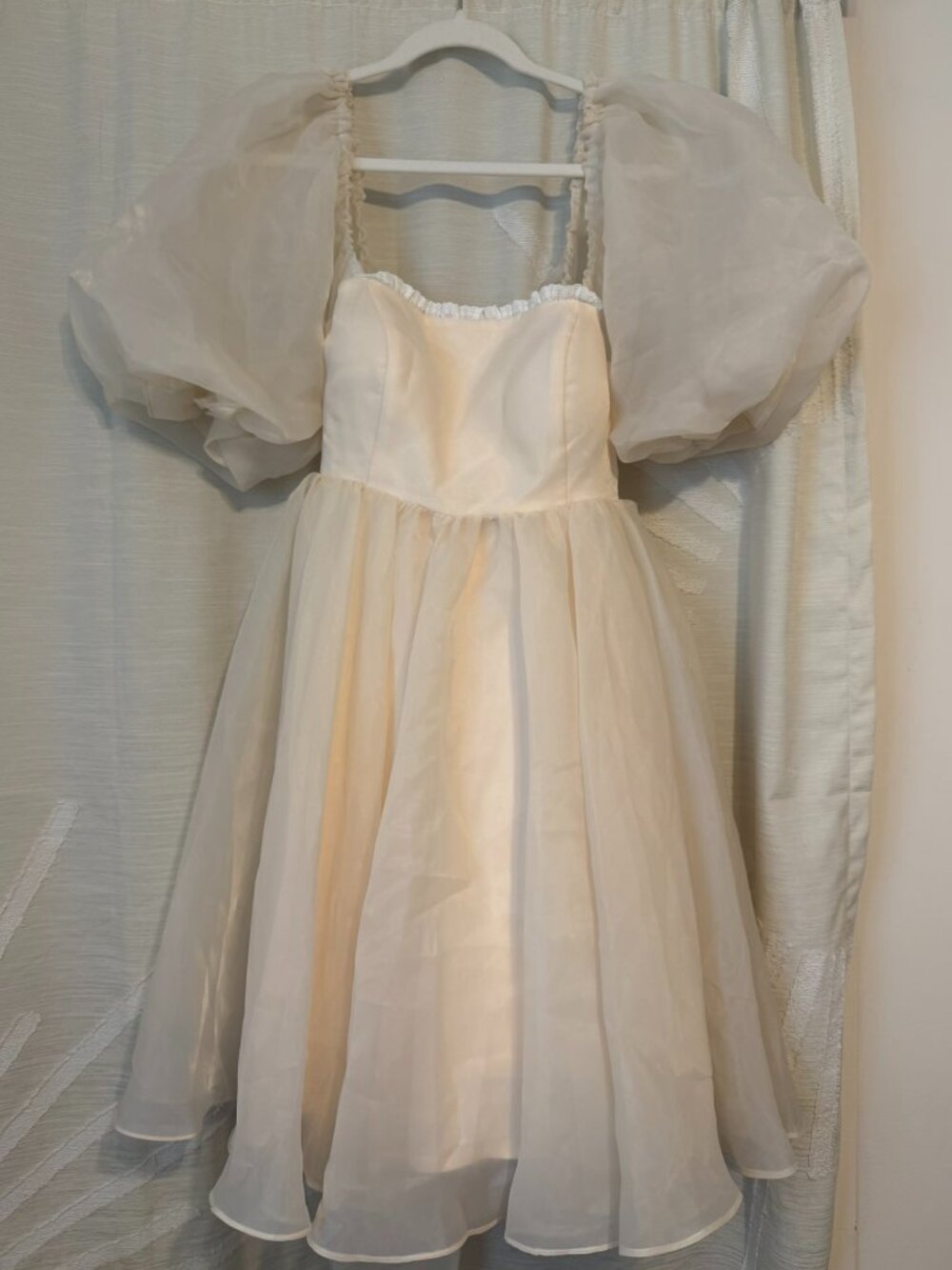 Ava Gowns Poppy Dress in Cream